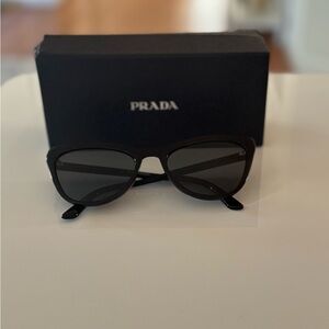 Prada Cat Eye Elegant Black Eyewear